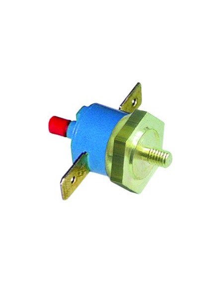 bi-metal safety thermostat switch-off temp. 70°C 1NC 1-pole 16A connection F6.3 M4 bi-metal safety thermostat switch-off temp. 70°C 1NC 1-pole 16A connection F6.3 M4