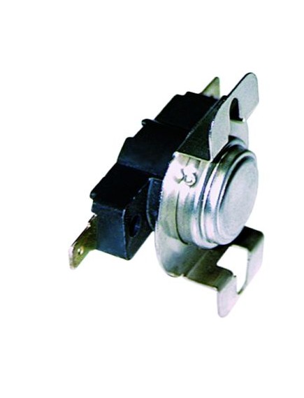 Anlegethermostat LA 40mm Abschalttemp. 58°C 1NC 1-polig 16A Anschluss F6,3 2-Lochbefestigung
