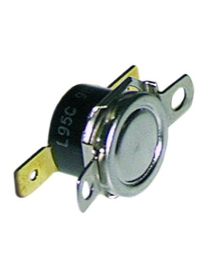 Bi-metal thermostat switch-off temp. 50°C 1NC 16A hole distance 23,8mm 250V 2 hole fixing Bi-metal thermostat switch-off temp. 50°C 1NC 16A hole distance 23,8mm 250V 2 hole fixing