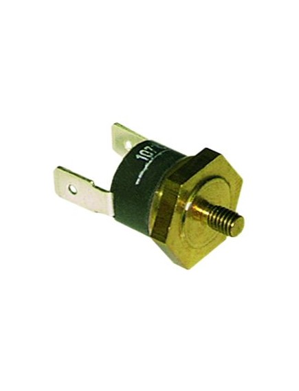 bi-metal thermostat switch-off temp. 95°C 1NC 1-pole 16A connection F6.3 M4