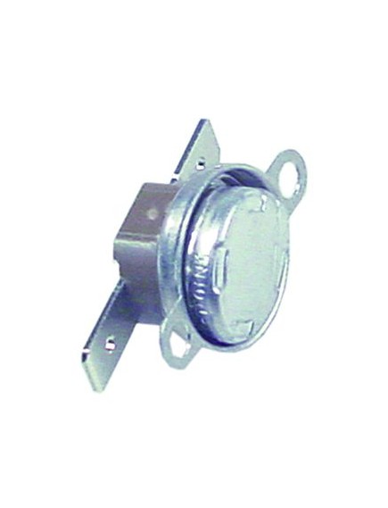 Bi-metal thermostat switch-off temp. 80°C 1NC 16A hole distance 23,8mm 2 hole fixing connection F6.3 Bi-metal thermostat switch-off temp. 80°C 1NC 16A hole distance 23,8mm 2 hole fixing connection F6.3