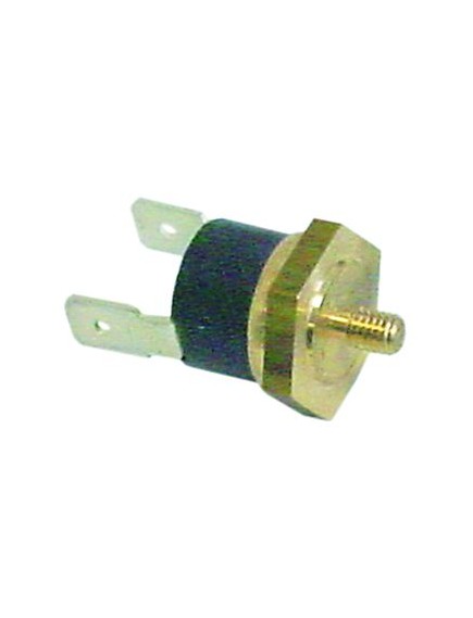 bi-metal thermostat switch-off temp. 145°C 1NC 1-pole 16A connection F6.3 M4