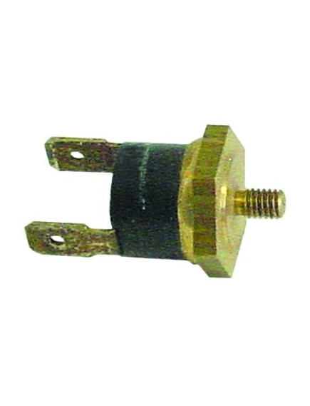 Bi-metal thermostat switch-off temp. 150°C 1NC 16A M4 connection F6.3 1-pole Bi-metal thermostat switch-off temp. 150°C 1NC 16A M4 connection F6.3 1-pole