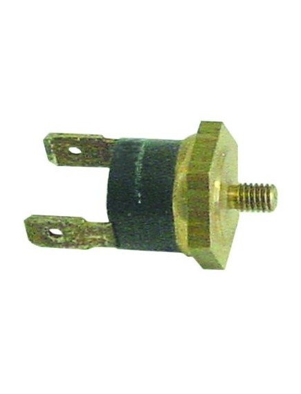 Bi-metal thermostat switch-off temp. 165°C 1NC 10A 250V M4 connection F6.3 1-pole Bi-metal thermostat switch-off temp. 165°C 1NC 10A 250V M4 connection F6.3 1-pole