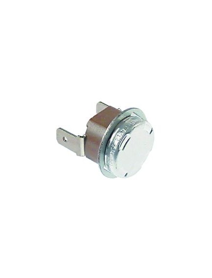 bi-metal thermostat switch-off temp. 145°C 1NC 1-pole 16A connection F6.3