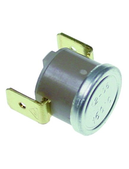 Bi-metal thermostat switch-off temp. 160°C 1NC 16A connection F6.3 1-pole Bi-metal thermostat switch-off temp. 160°C 1NC 16A connection F6.3 1-pole