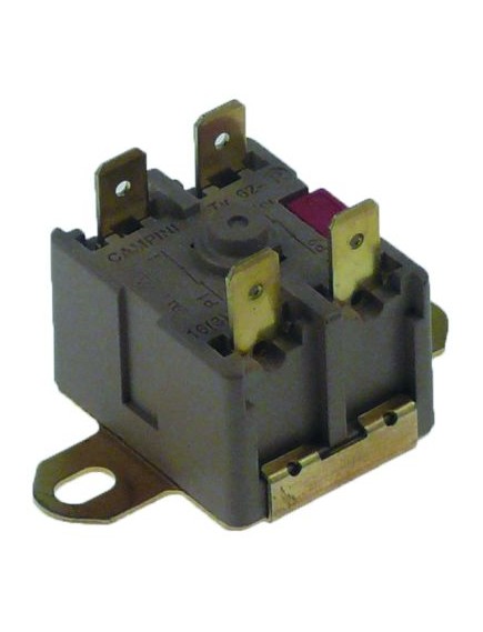 bi-metal safety thermostat switch-off temp. 130 °C 2NC 16 A hole distance 39 mm 2 hole fixing