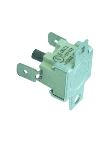 bi-metal safety thermostat hole distance 24mm switch-off temp. 130°C 1NC 1-pole 16A