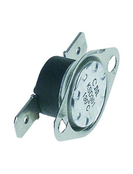 Anlegethermostat Abschalttemp. 130 °C 1NC 10 A LA 23,5 mm 250 V Anschluss F6,3 1 -polig
