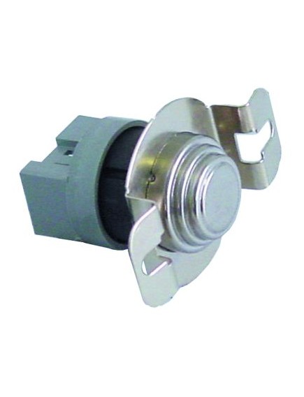 Anlegethermostat LA 40mm Abschalttemp. 60°C 1NO 1-polig 16A Anschluss F6,3 2-Lochbefestigung