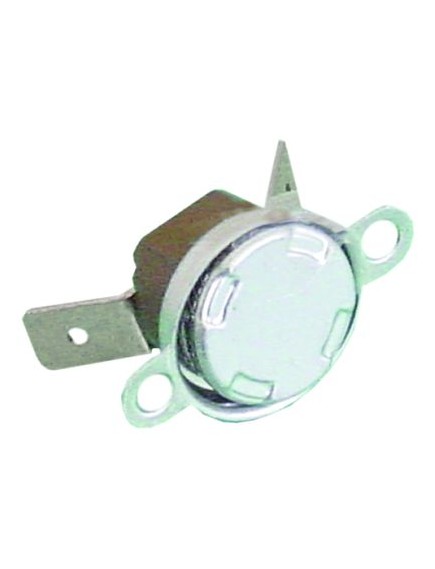 Bi-metal safety thermostat switch-off temp. 105°C 1NC 16A hole distance 23,8mm 2 hole fixing Bi-metal safety thermostat switch-off temp. 105°C 1NC 16A hole distance 23,8mm 2 hole fixing