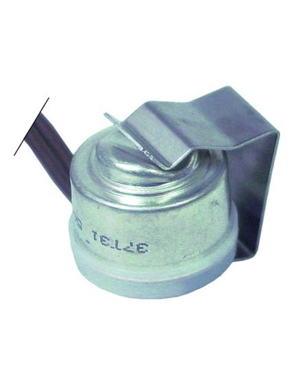 bi-metal safety thermostat switch-off temp. 25°C 1NO 1-pole connection F6.3 bi-metal safety thermostat switch-off temp. 25°C 1NO 1-pole connection F6.3