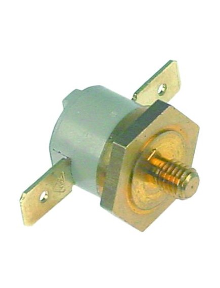 Bi-metal thermostat switch-off temp. 160°C 1NC 16A M5 connection F6.3 1-pole Bi-metal thermostat switch-off temp. 160°C 1NC 16A M5 connection F6.3 1-pole