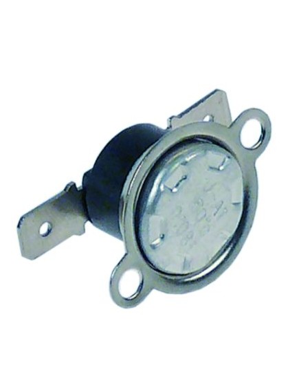bi-metal thermostat hole distance 23,5mm switch-off temp. 150°C 1NC 1-pole connection F6.3 bi-metal thermostat hole distance 23,5mm switch-off temp. 150°C 1NC 1-pole connection F6.3