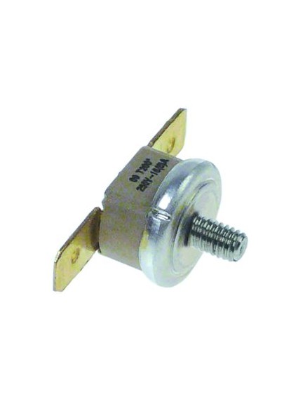 bi-metal safety thermostat switch-off temp. 200°C 1-pole 16A connection F6.3 thread M4 bi-metal safety thermostat switch-off temp. 200°C 1-pole 16A connection F6.3 thread M4
