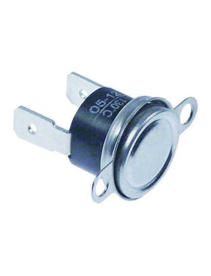 bi-metal thermostat hole distance 23,5mm switch-off temp. 130°C 1NC 1-pole 16A 250V