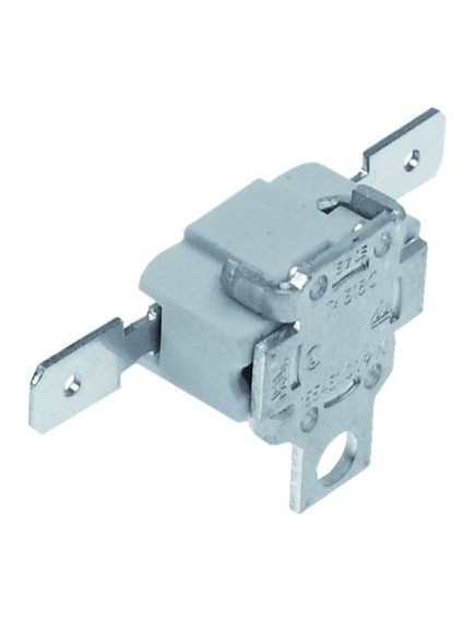 Anlegethermostat Abschalttemp. 318°C 1NC 1-polig 13,5A 240V Anschluss F6,3 1-Lochbefestigung