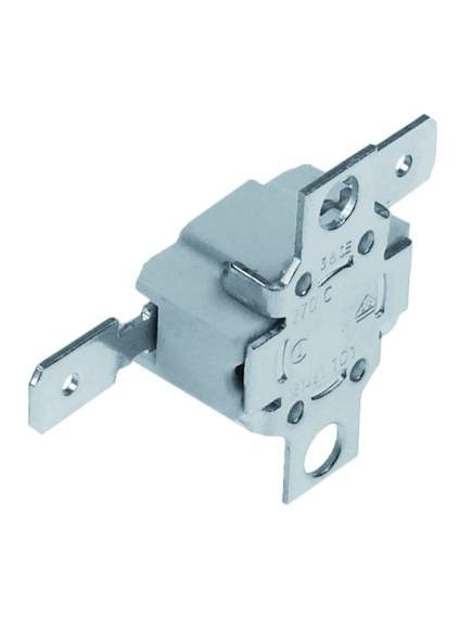 Bi-metal thermostat switch-off temp. 270°C 1NC connection F6.3 1-pole Bi-metal thermostat switch-off temp. 270°C 1NC connection F6.3 1-pole