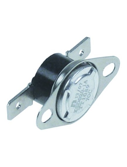 Anlegethermostat LA 23,5mm Abschalttemp. 70°C 1NC 1-polig Anschluss F6,3 Sp?ltechnik