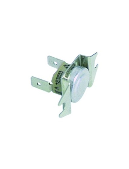 Bi-metal thermostat switch-off temp. 60 °C 1NC connection F6.3 1 -pole Bi-metal thermostat switch-off temp. 60 °C 1NC connection F6.3 1 -pole