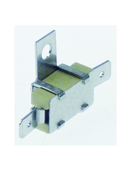 Anlegethermostat Abschalttemp. 250°C 1NC 1-polig 10A 250V Anschluss F6,3 1-Lochbefestigung