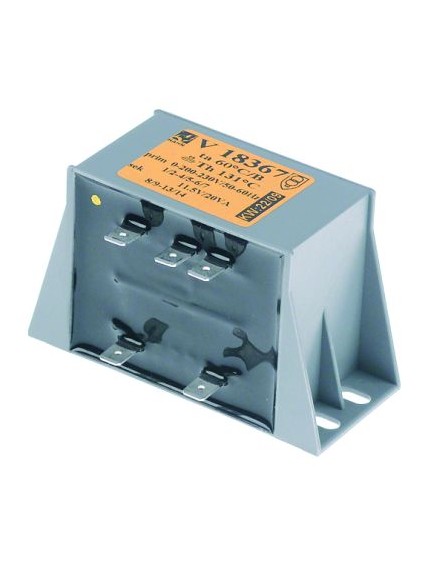 Transformer primary 200-230V secondary 11.5V 20VA Rational 3037.0204