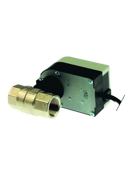 Ball valve inlet 3/4  IT outlet 3/4  IT 230V L 68mm closed off-current connection cable 300mm