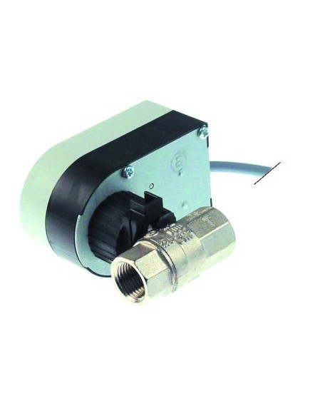 Ball valve inlet 1/2  IT outlet 1/2  IT 230V 2,5W H 99mm W 60mm 4-pole cable 4-pole duty cycle 50%