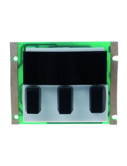 keypad unit L 80mm W 102mm mounting pos. 95x58 buttons 3