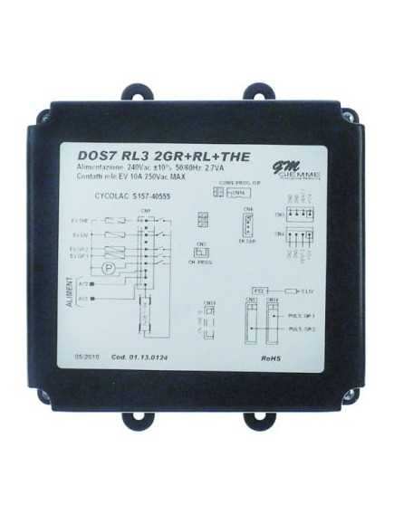 central unit 240V voltage AC type DOS7 RL3 2GR+RL+THE 50/60Hz