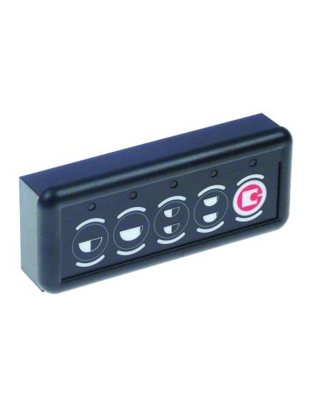 keypad unit buttons 5 suitable for SANREMO L 120mm W 50mm