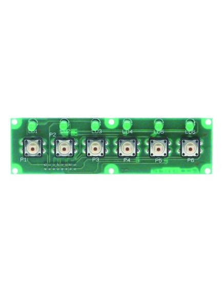 keypad PCB coffee machine MILANO L 123mm W 35mm buttons 6