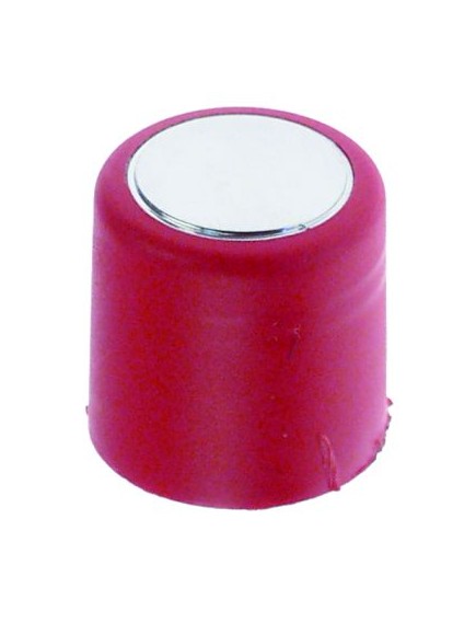 push button ? 20mm H 21mm red/chrome