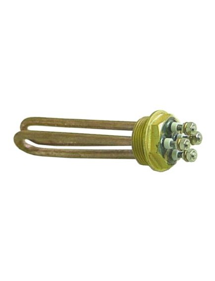 heating element 1500W 230V heating circuits 2 thread 1?  L 145mm W 23mm H 37mm tube ? 8mm