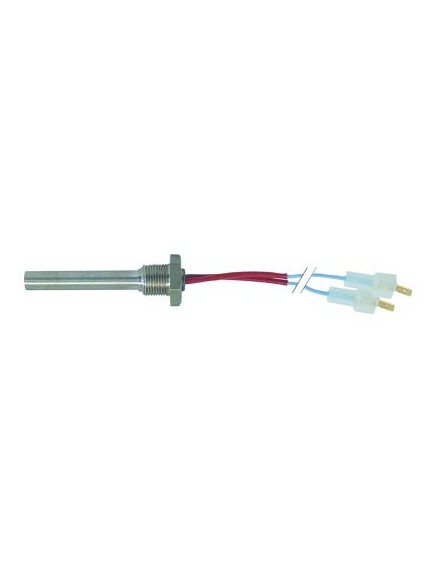 Heating cartridge 600W 230V L 74mm screw mounting thread 3/8  heating circuits 1 cable length 250mm