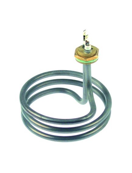 heating element 2100W 230V heating circuits 1 ? 128mm thread 3/4  H 100mm H1 60mm H2 40mm