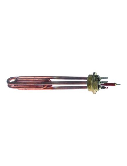 heating element 3300W 230V heating circuits 2 thread 1?  L 230mm W 38mm H 38mm tube ? 8mm