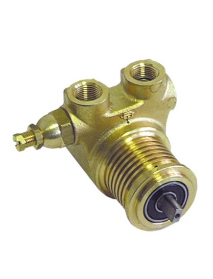 pump head PO204 FLUID-O-TECH L 82mm 200l/h connection 3/8  GAS with bypass brass