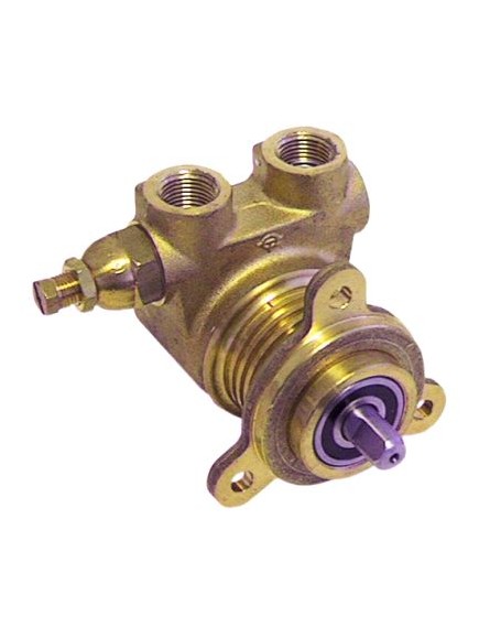 pump head PA204F FLUID-O-TECH L 82mm 200l/h connection 3/8  NPT with bypass brass