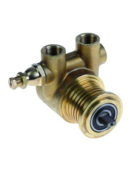 pump head MA104 FLUID-O-TECH L 75mm 100l/h connection 3/8  GAS with bypass brass