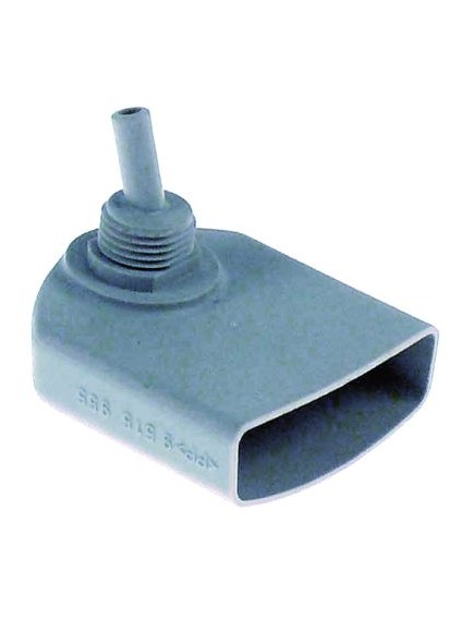 air trap L 52mm W 19mm H 56mm thread 3/8  hose ? 6mm plastic