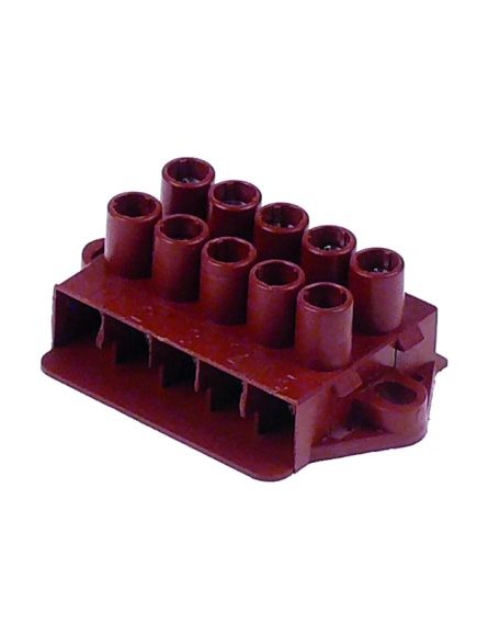 Anschlussklemme 5-polig max. 41A max 450V Anschluss ?6mm? Temp.Best. 150°C Querschnitt 6mm?