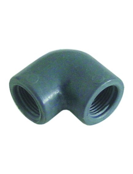 angle piece thread 3/8  polypropylene