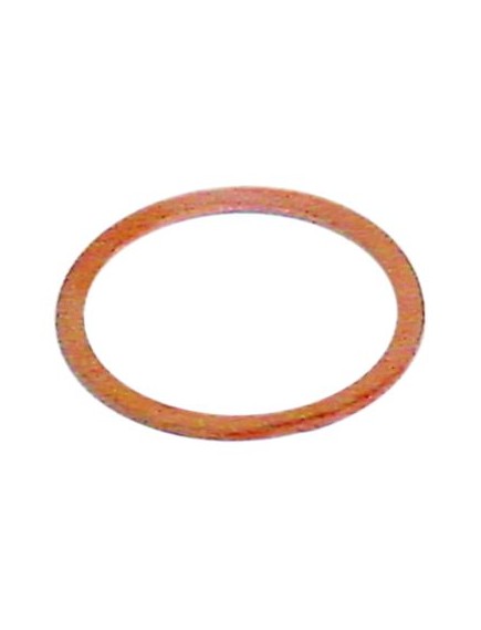 flat gasket copper ED ? 32,7mm ID ? 26,5mm thickness 1mm