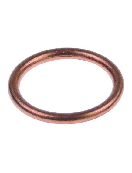 gasket copper ED ? 28mm ID ? 22mm thickness 3mm Qty 1 pcs