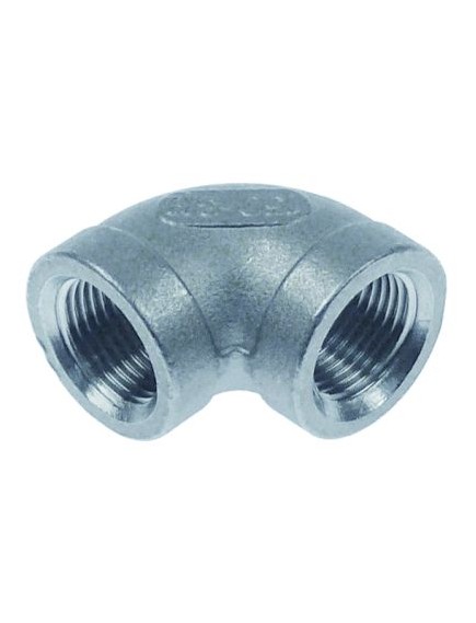 angle piece thread 3/8  IT - 3/8  IT stainless steel