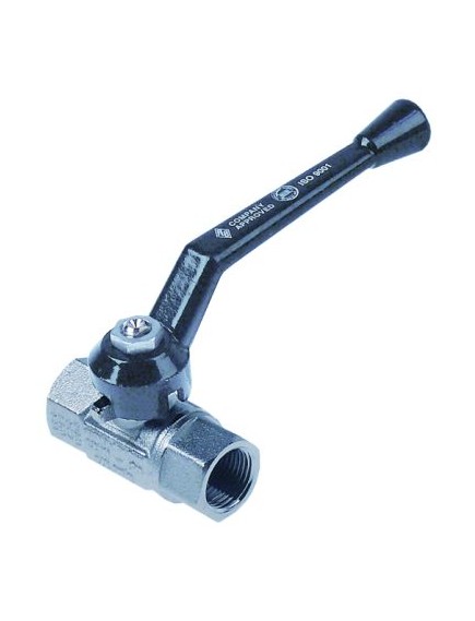 ball valve connection 3/8  IT - 3/8  IT total length 51mm handle length 95mm