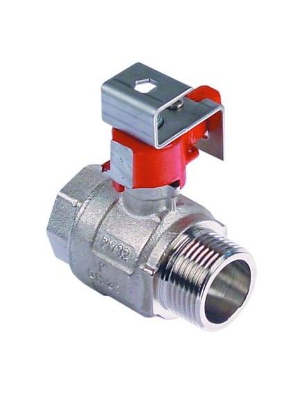 ball valve inlet 1  ET outlet 1  IT L 73mm without handle