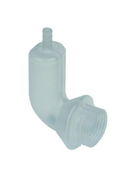 air trap L 46mm W 35mm H 72mm thread 3/4  hose ? 5,5mm plastic