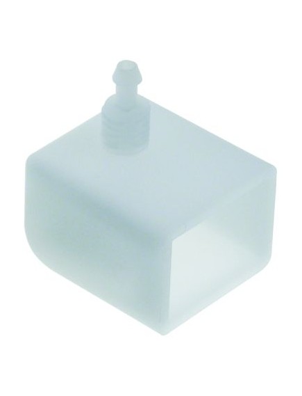 air trap L 40mm W 30mm H 45mm thread M12x1.75 hose ? 5mm plastic